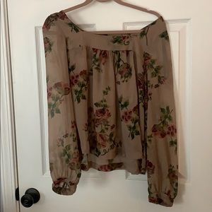 ROMANTIC Jessica Simpson Flowy Blouse Size L